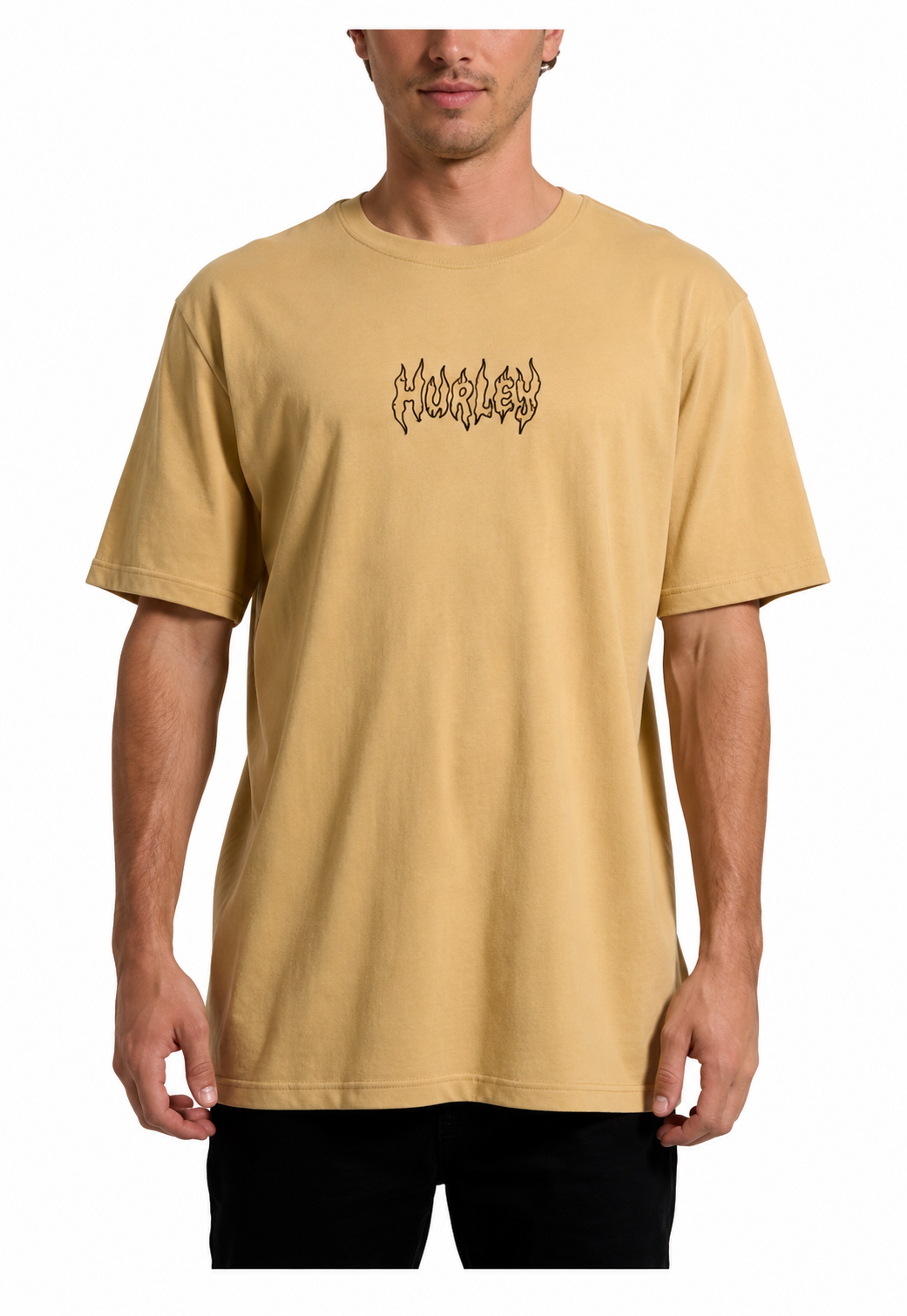 Camiseta Manga Curta Hurley Noise Bege