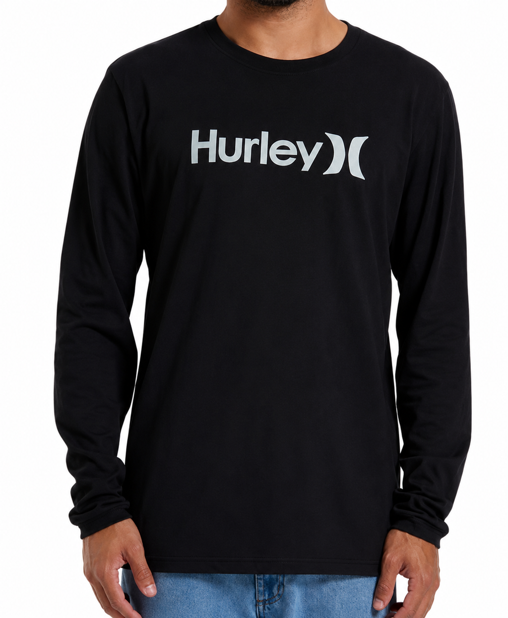 Camisa Hurley Manga Longa O&O Preto