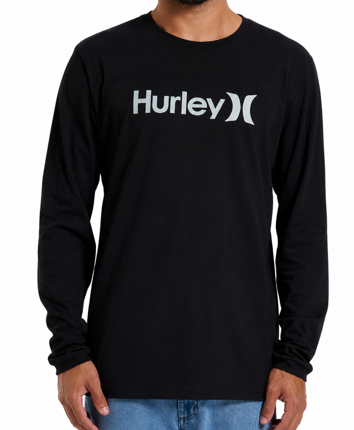 Camisa Hurley Manga Longa O&O Preto