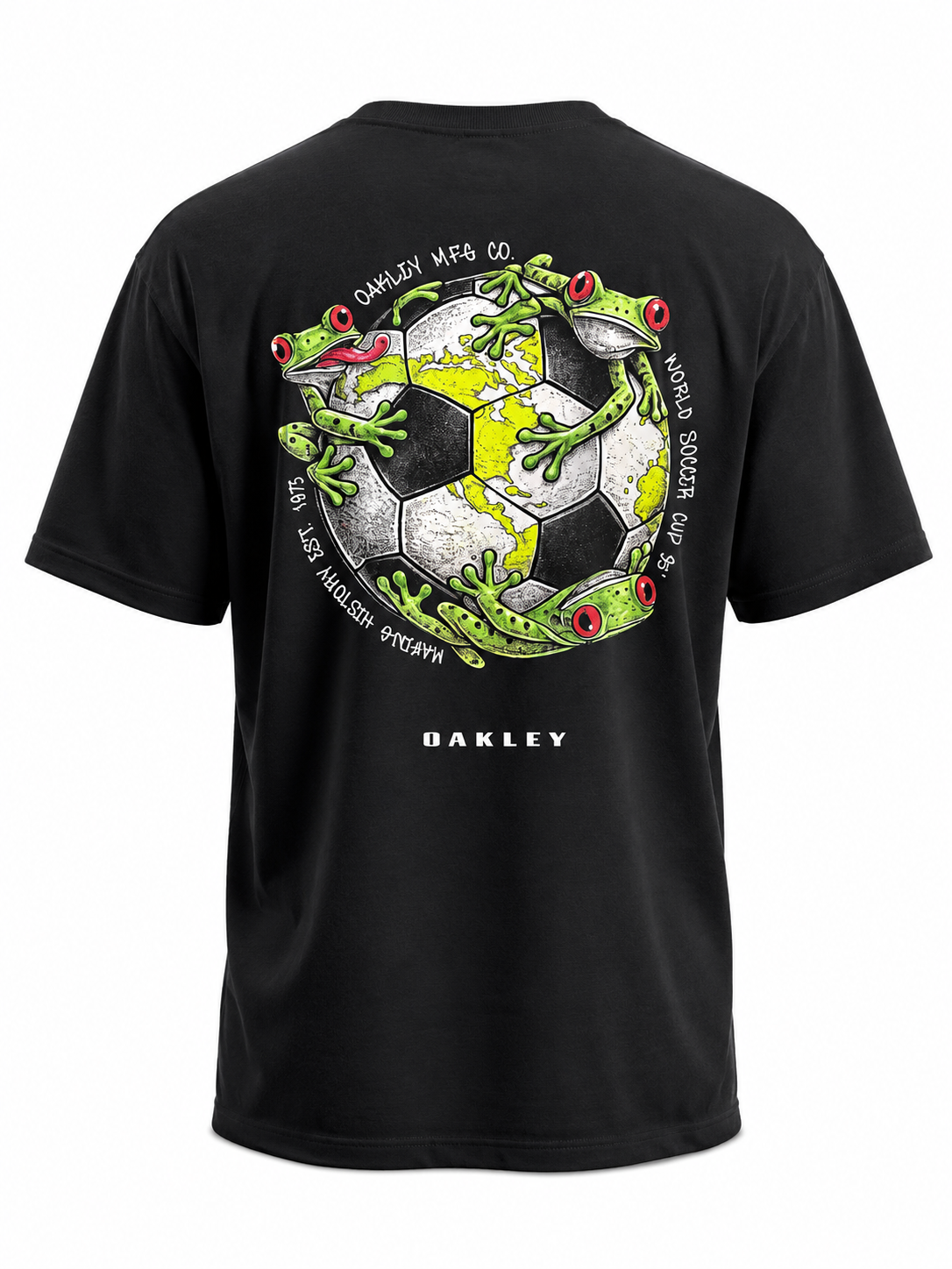 Camiseta Oakley World Cup Frog Black