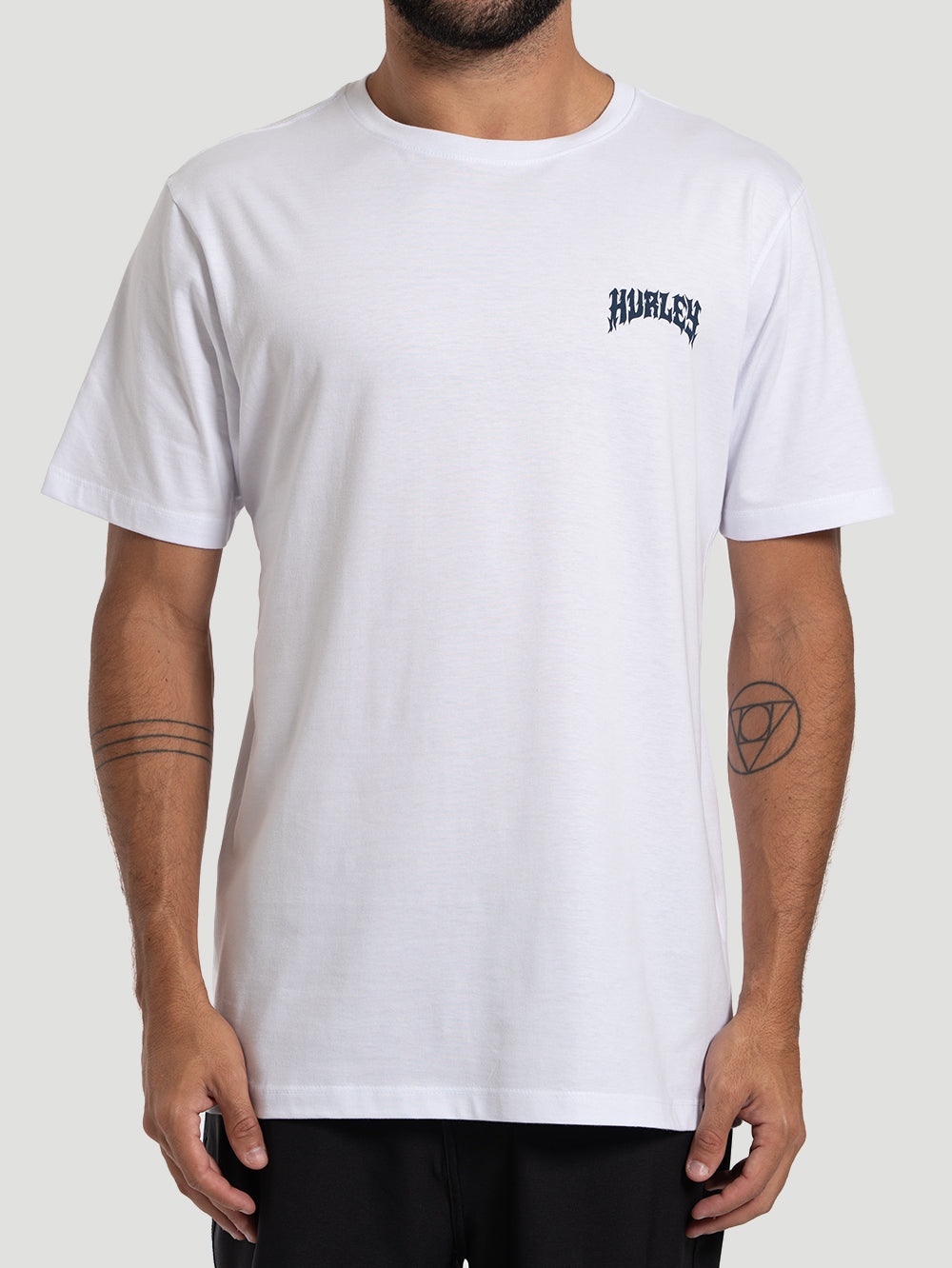 Camiseta Manga Curta Hurley Wizard Branca