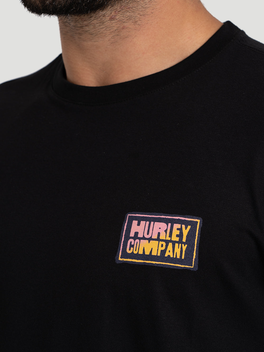 Camiseta Manga Curta Hurley Classic Preta