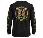 Camisa Hurley Manga Longa Dragon Preta