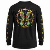 Camisa Hurley Manga Longa Dragon Preta