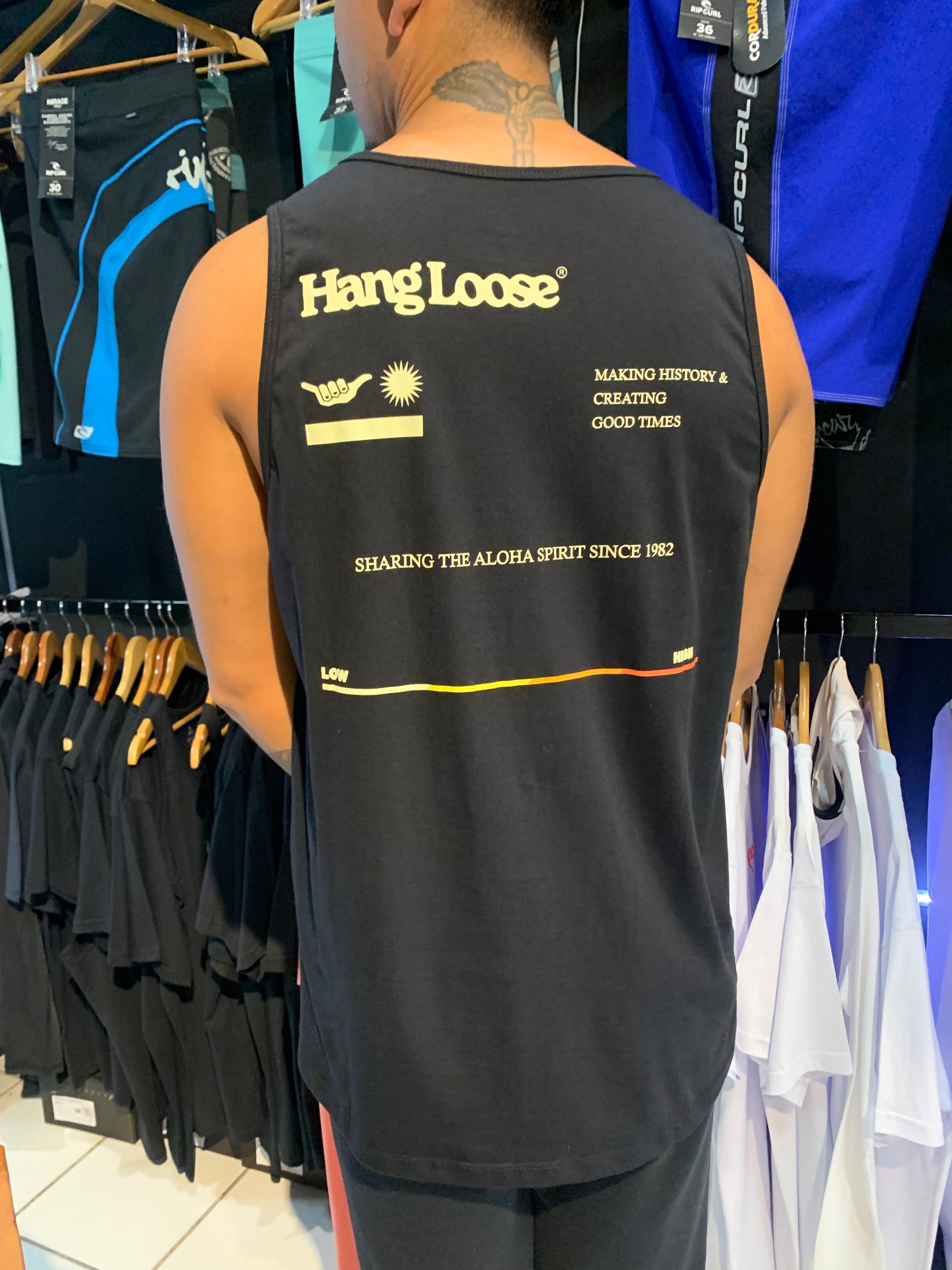 Regata Hang Loose High Preta