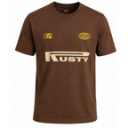 Camiseta Manga Curta Rusty Azzuro Marron