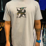 Camiseta Manga Curta Snake Hurley Cinza