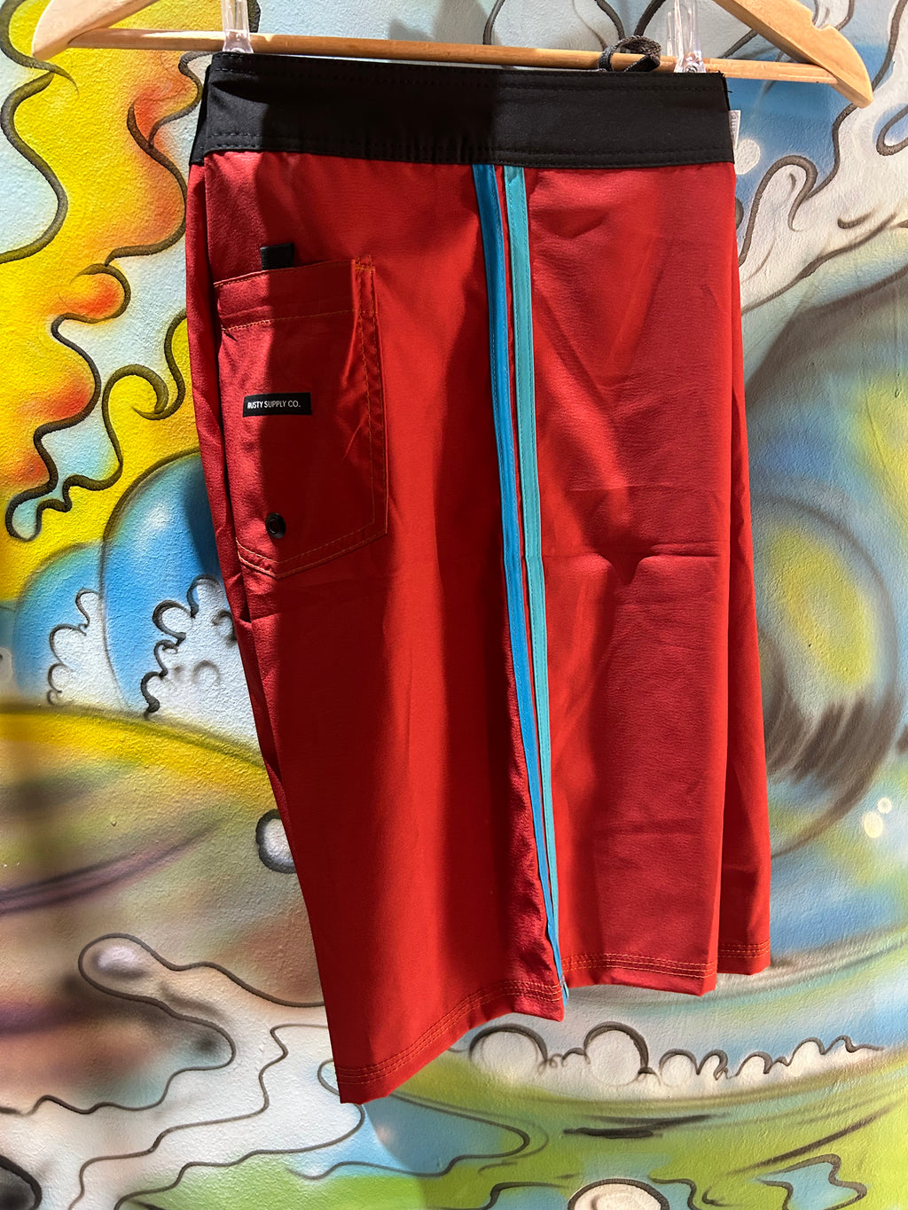Boardshort Rusty Vermelho