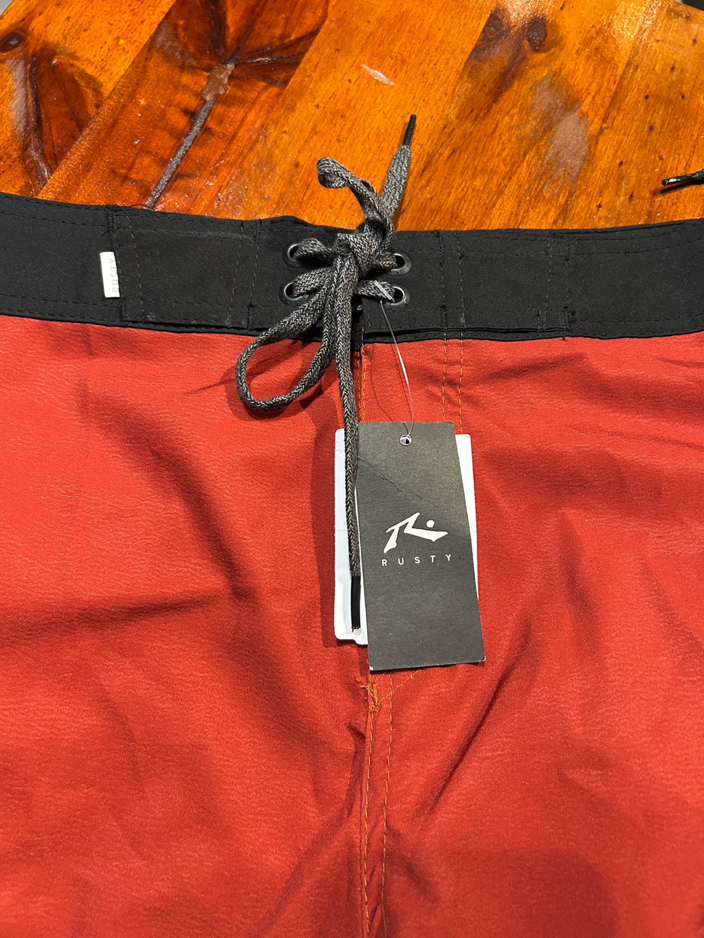 Boardshort Rusty Vermelho