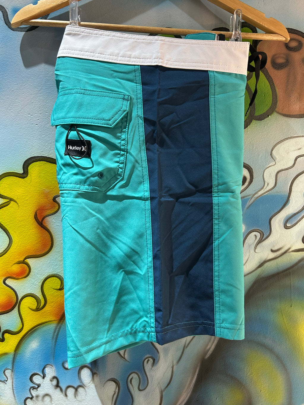 Boardshort Hurley Multi Turquesa
