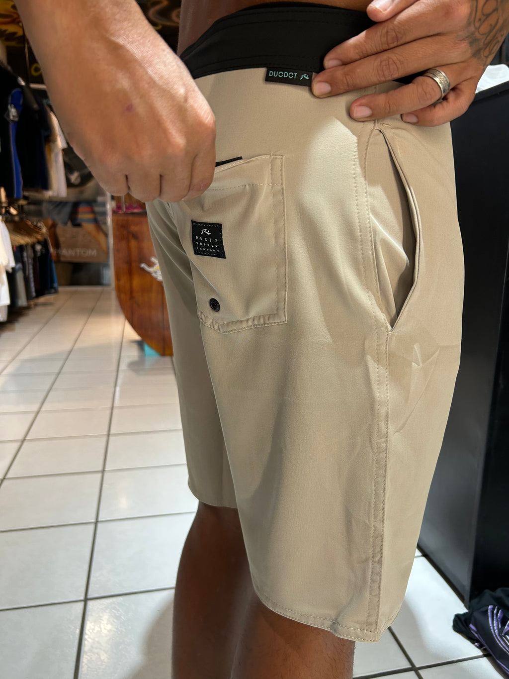 Boardshort Rusty Duo Dot Bege