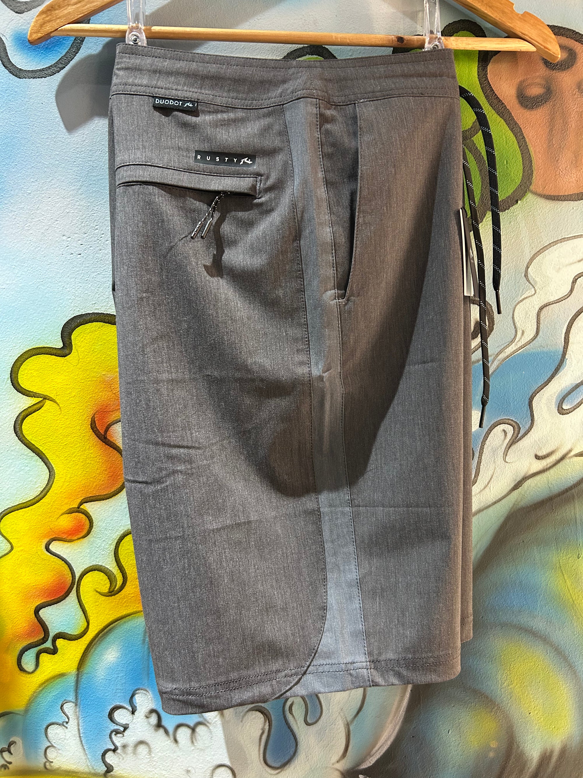 Boardshort Rusty Duo Dot Cinza