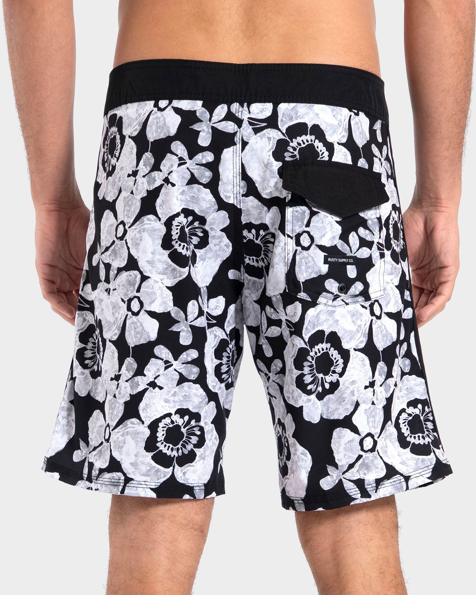 Boardshorts Preto Rusty Lace 19