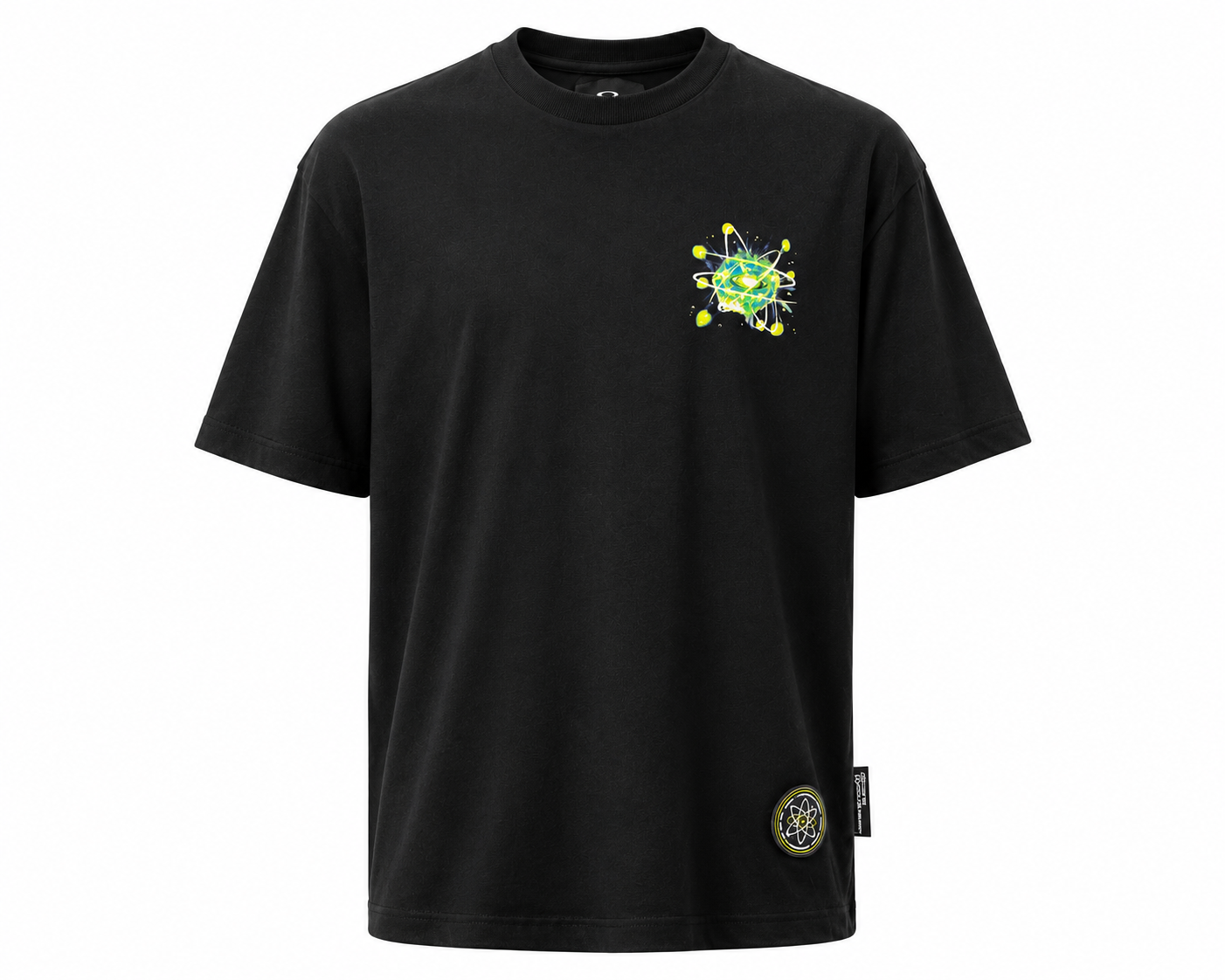 Camiseta Oversized Oakley Mad Lab ATOM Graphic Black