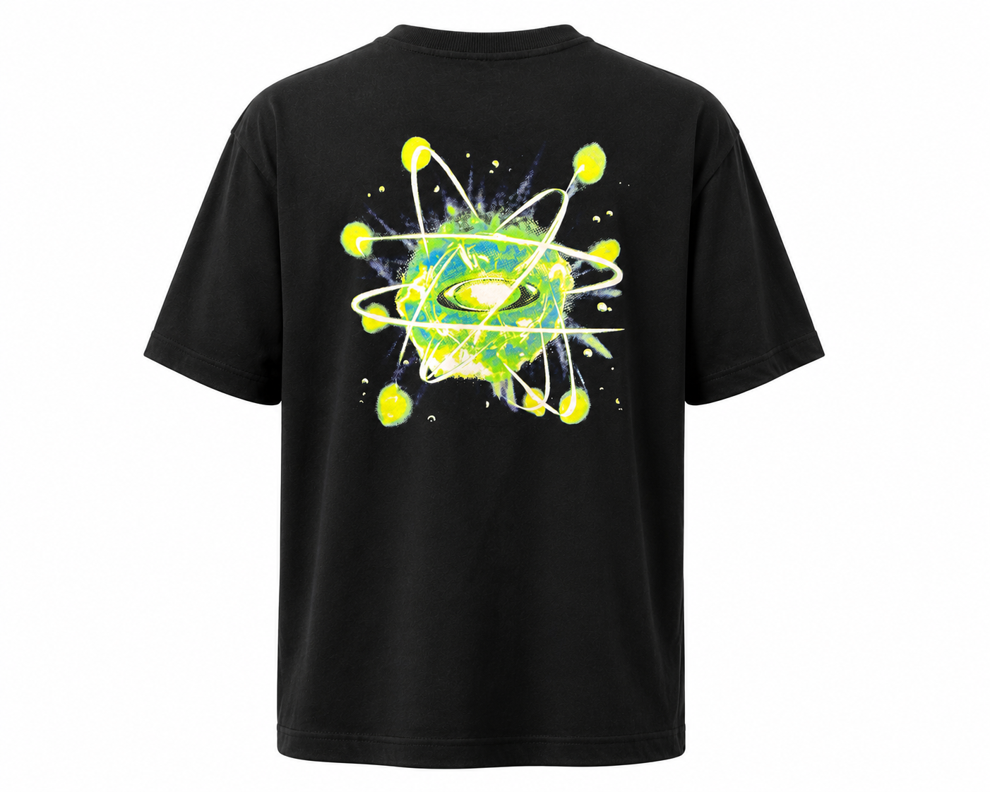 Camiseta Oversized Oakley Mad Lab ATOM Graphic Black