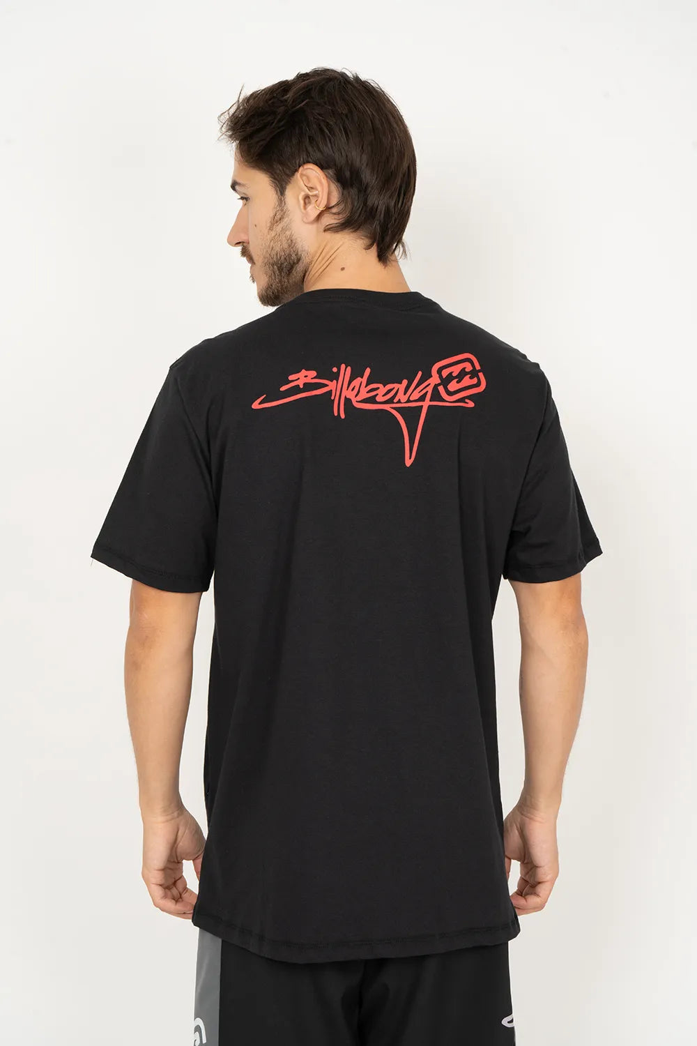 Camiseta Billabong M/C Bracket Script Preto