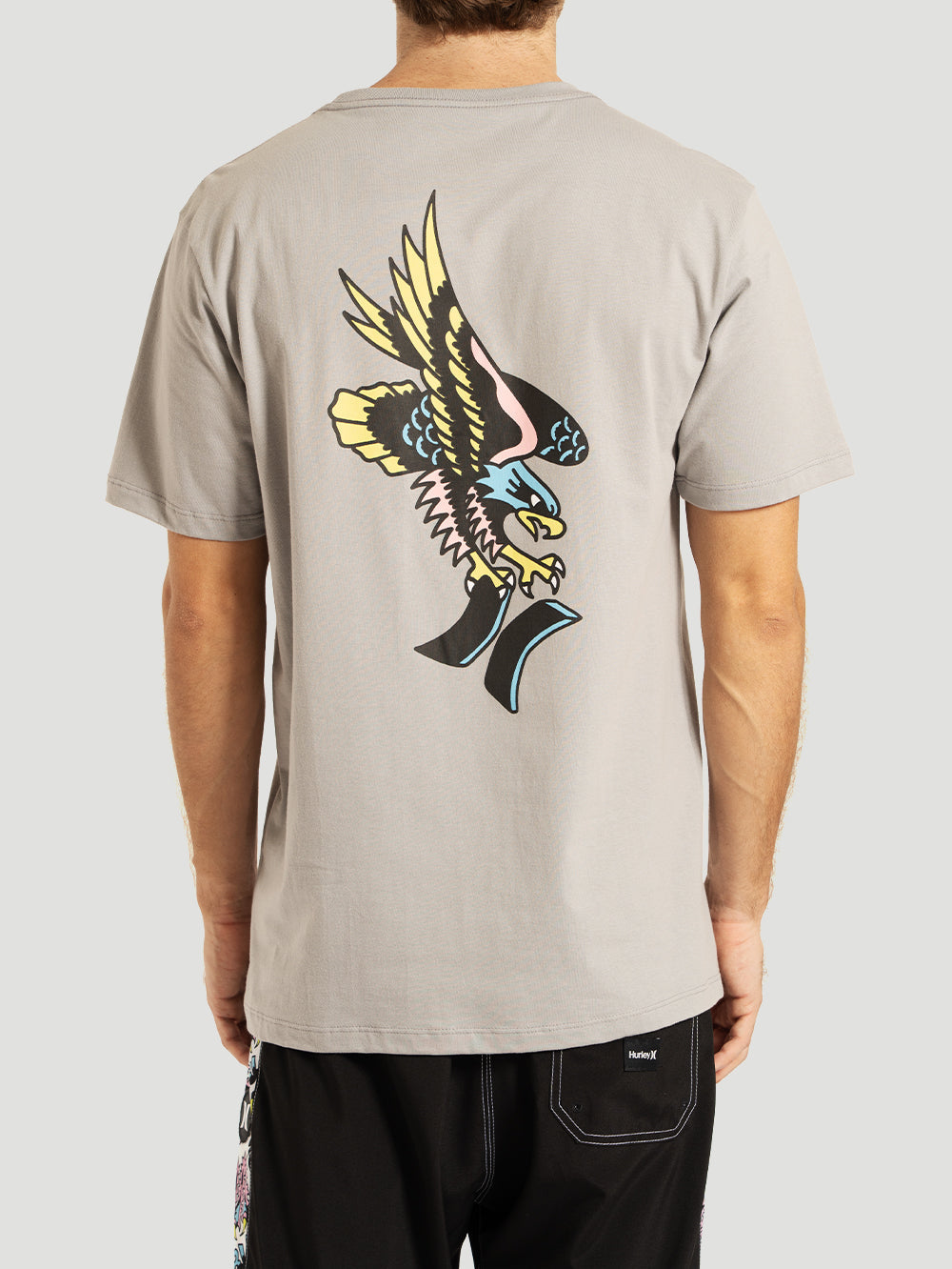 Camiseta Hurley Etam Eagle Cinza