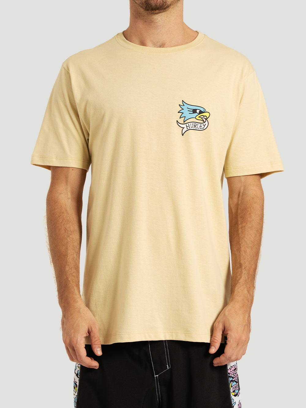 Camiseta Hurley Etam Eagle Bege
