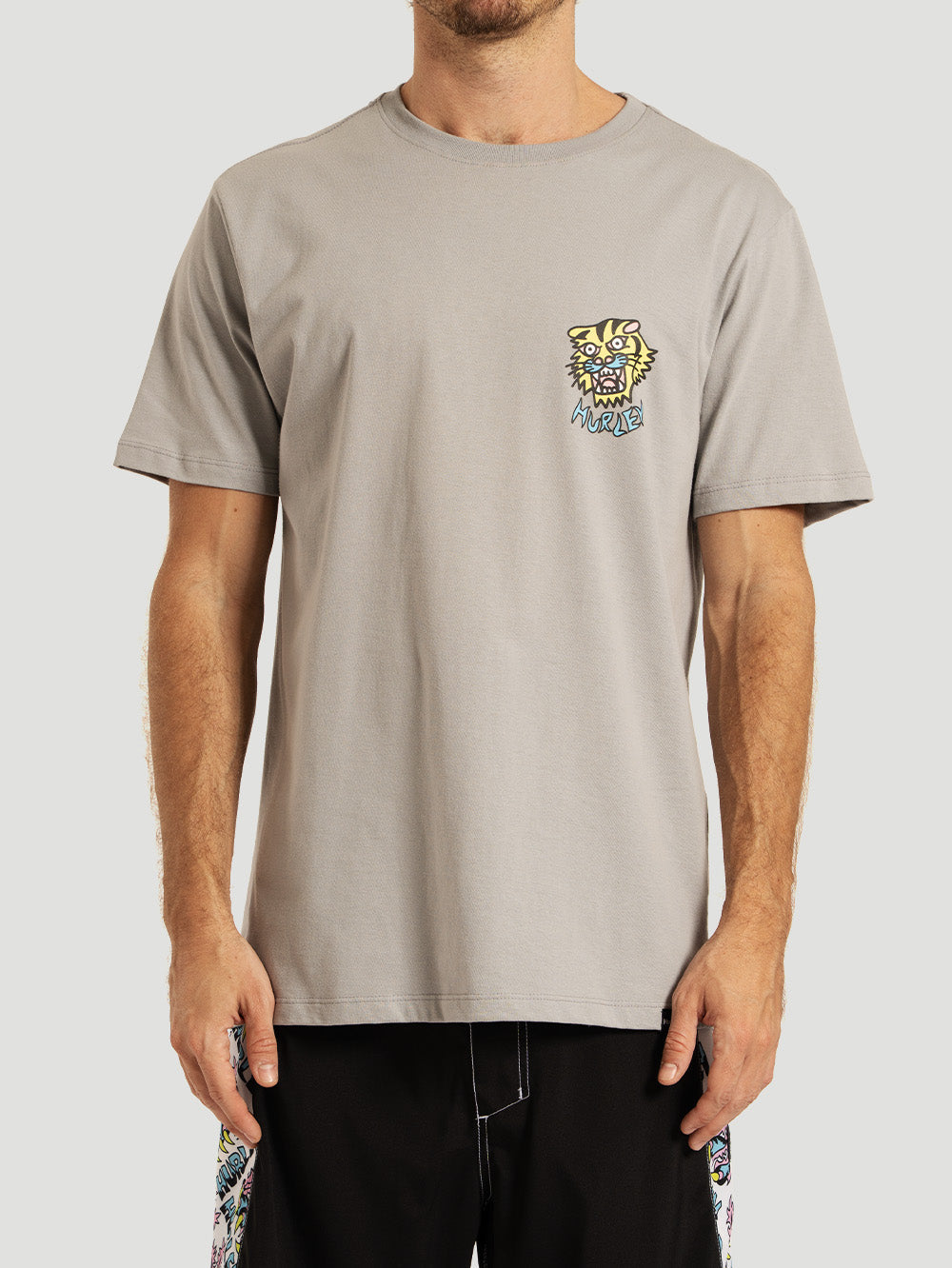 Camiseta Hurley Etam Tiger Cinza