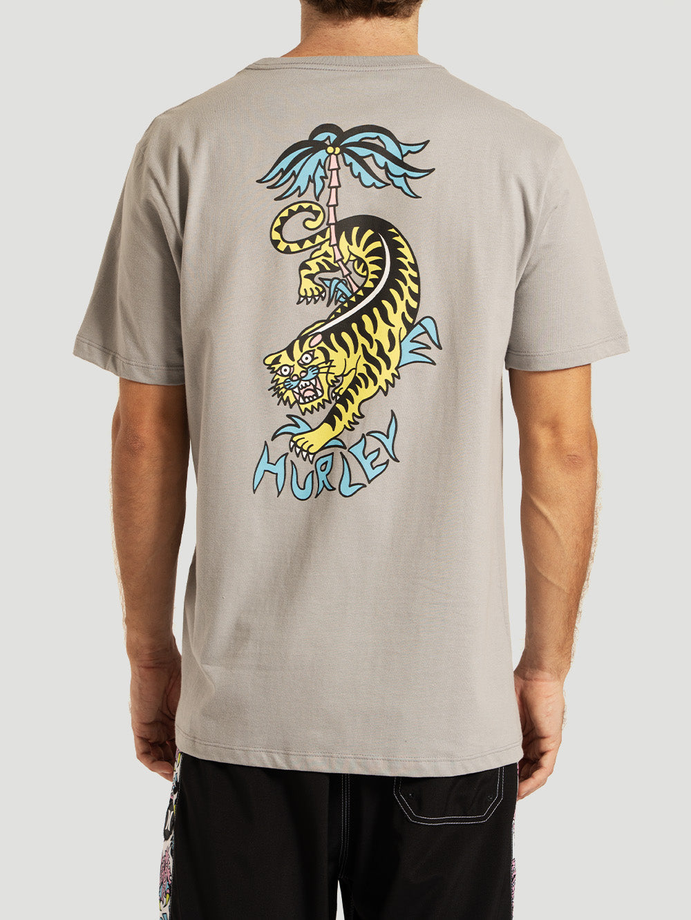 Camiseta Hurley Etam Tiger Cinza