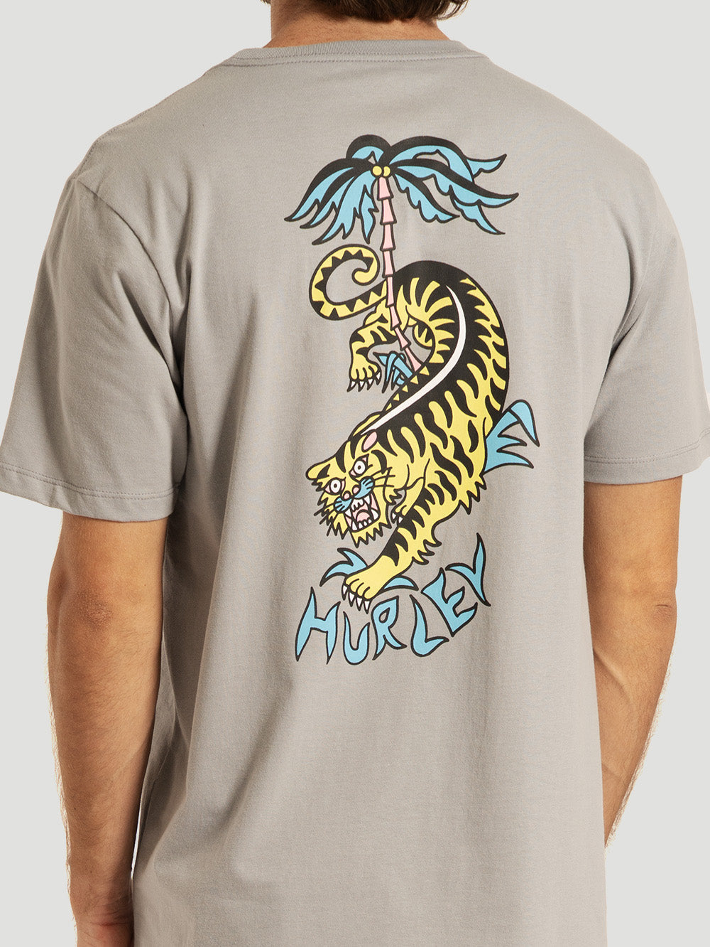 Camiseta Hurley Etam Tiger Cinza