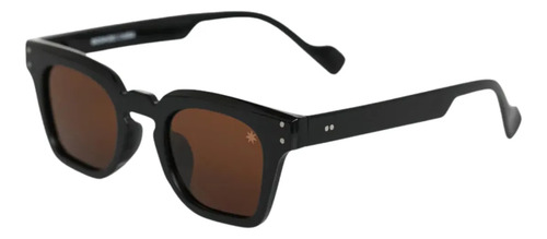 Óculos De Sol DC Preto, Lente marron