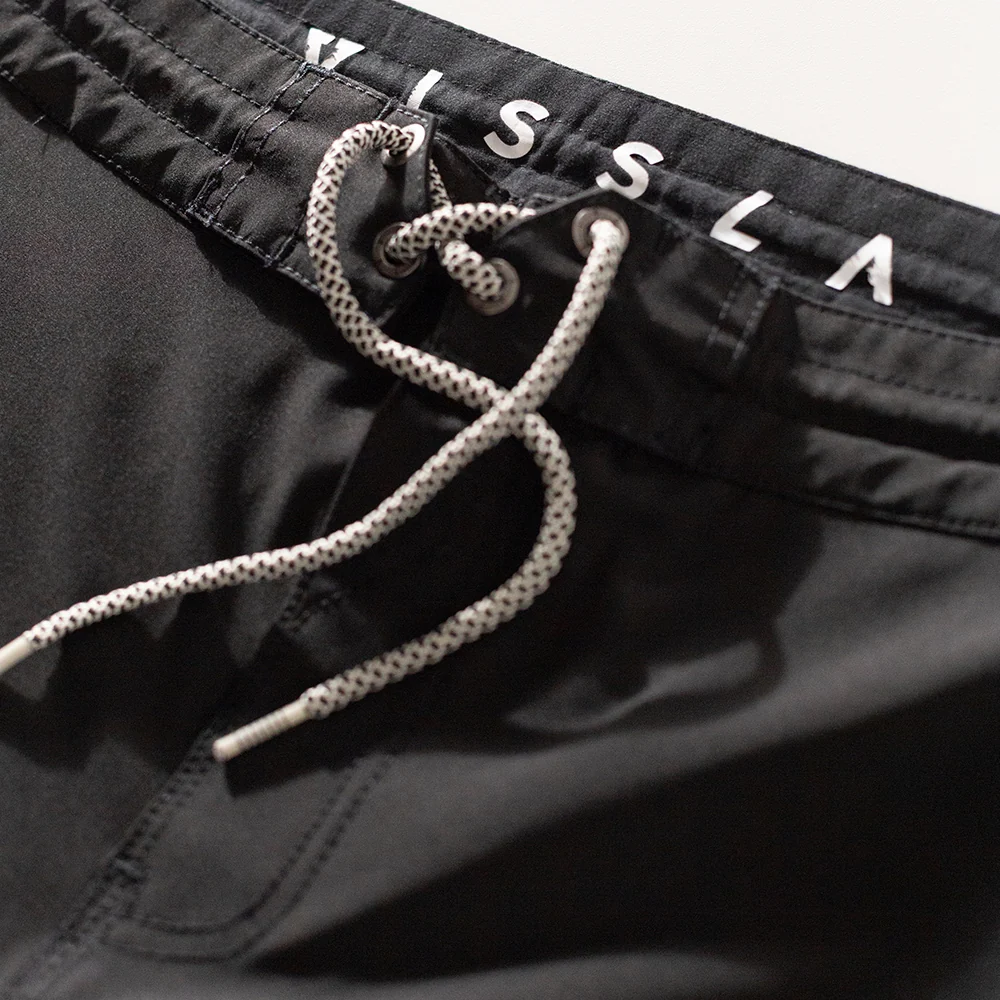 Boardshorts Vissla Solid Sets Preto 18,5"