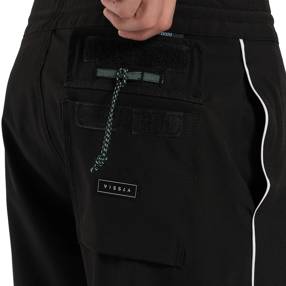 Boardshorts Vissla Solid Sets Preto 18,5"