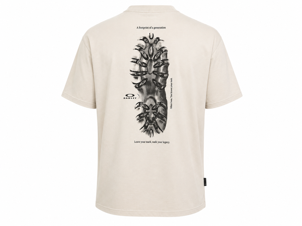 Camiseta Oversized Oakley Footprint SS Tee