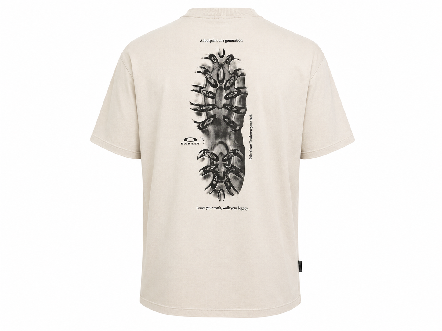 Camiseta Oversized Oakley Footprint SS Tee
