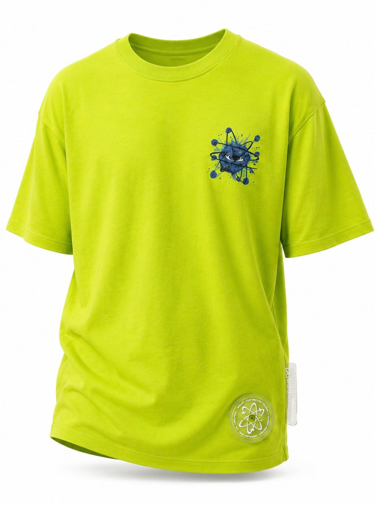 Camiseta Oversized Oakley Mad Lab ATOM Graphic Limon