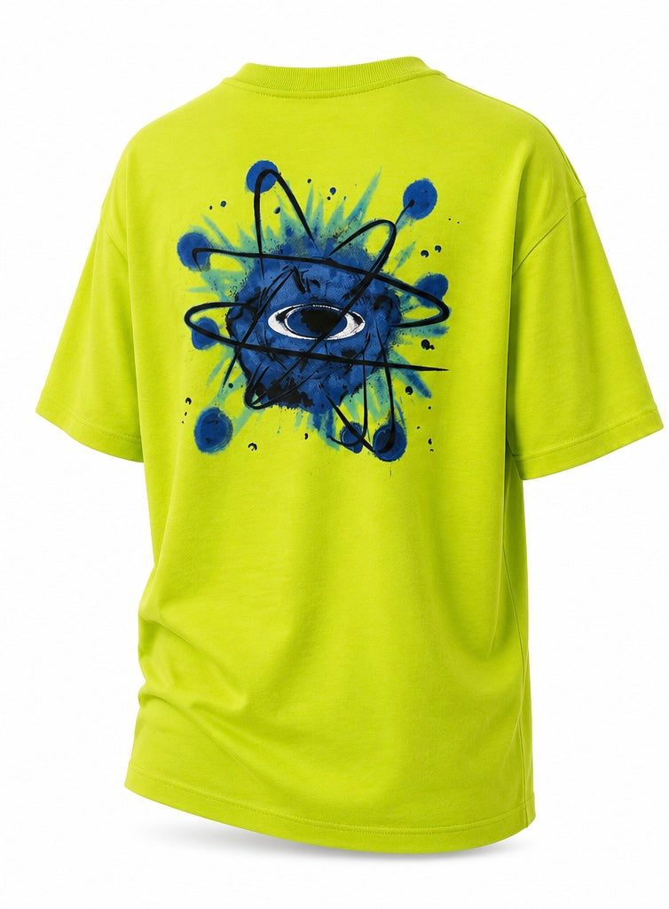 Camiseta Oversized Oakley Mad Lab ATOM Graphic Limon
