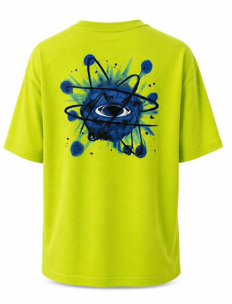 Camiseta Oversized Oakley Mad Lab ATOM Graphic Limon