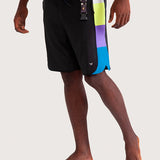 Boardshort Hang Loose Neon 18" Dark Grey