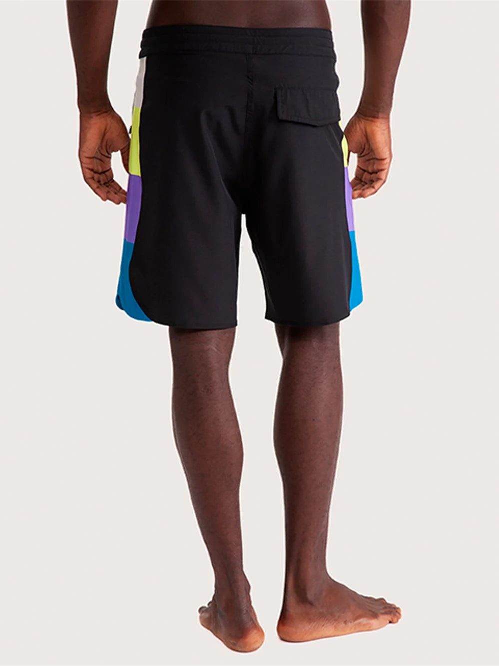 Boardshort Hang Loose Neon 18" Dark Grey