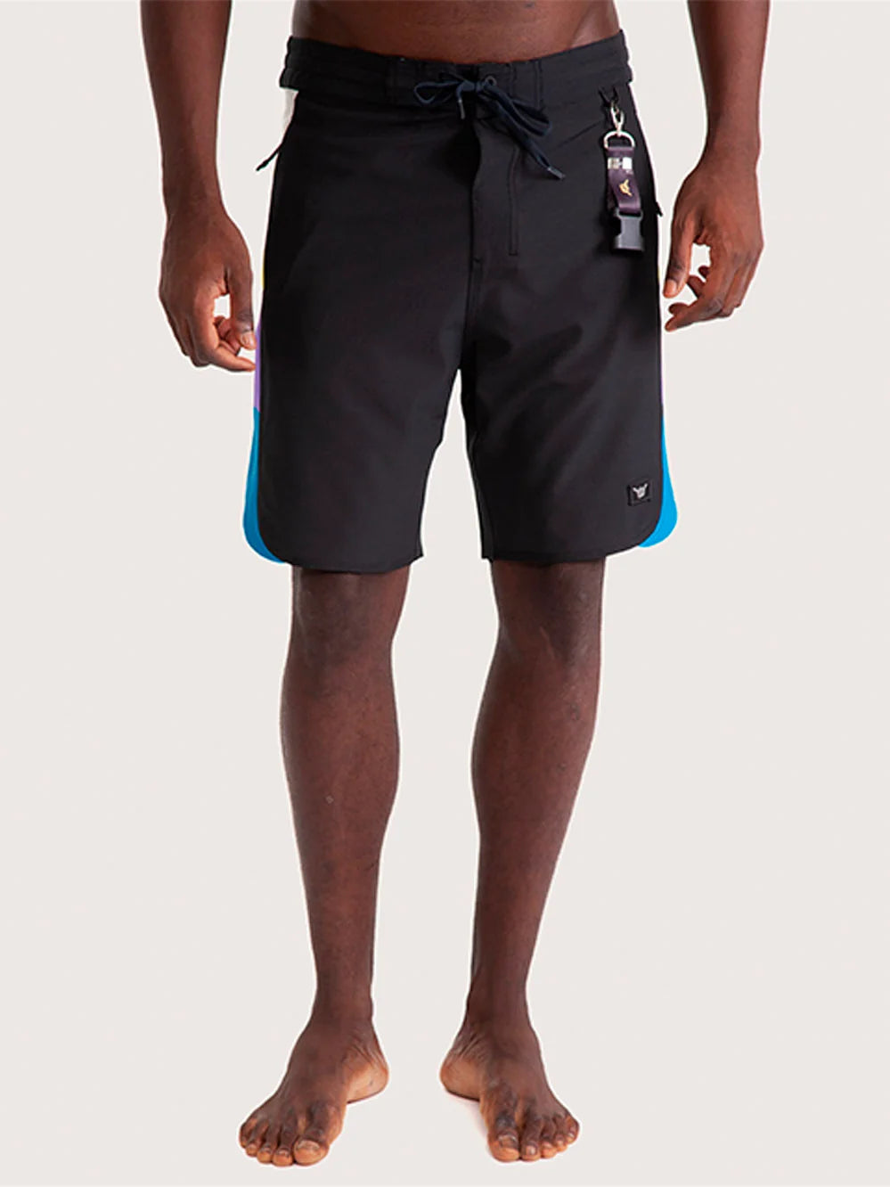 Boardshort Hang Loose Neon 18" Dark Grey