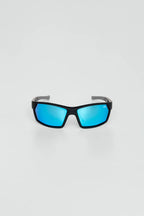 Óculos de Sol Quiksilver Nazare Preto/Azul Espelhado