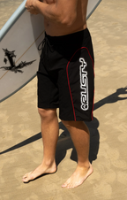 Boardshort Rusty Importado Piping Spice Black