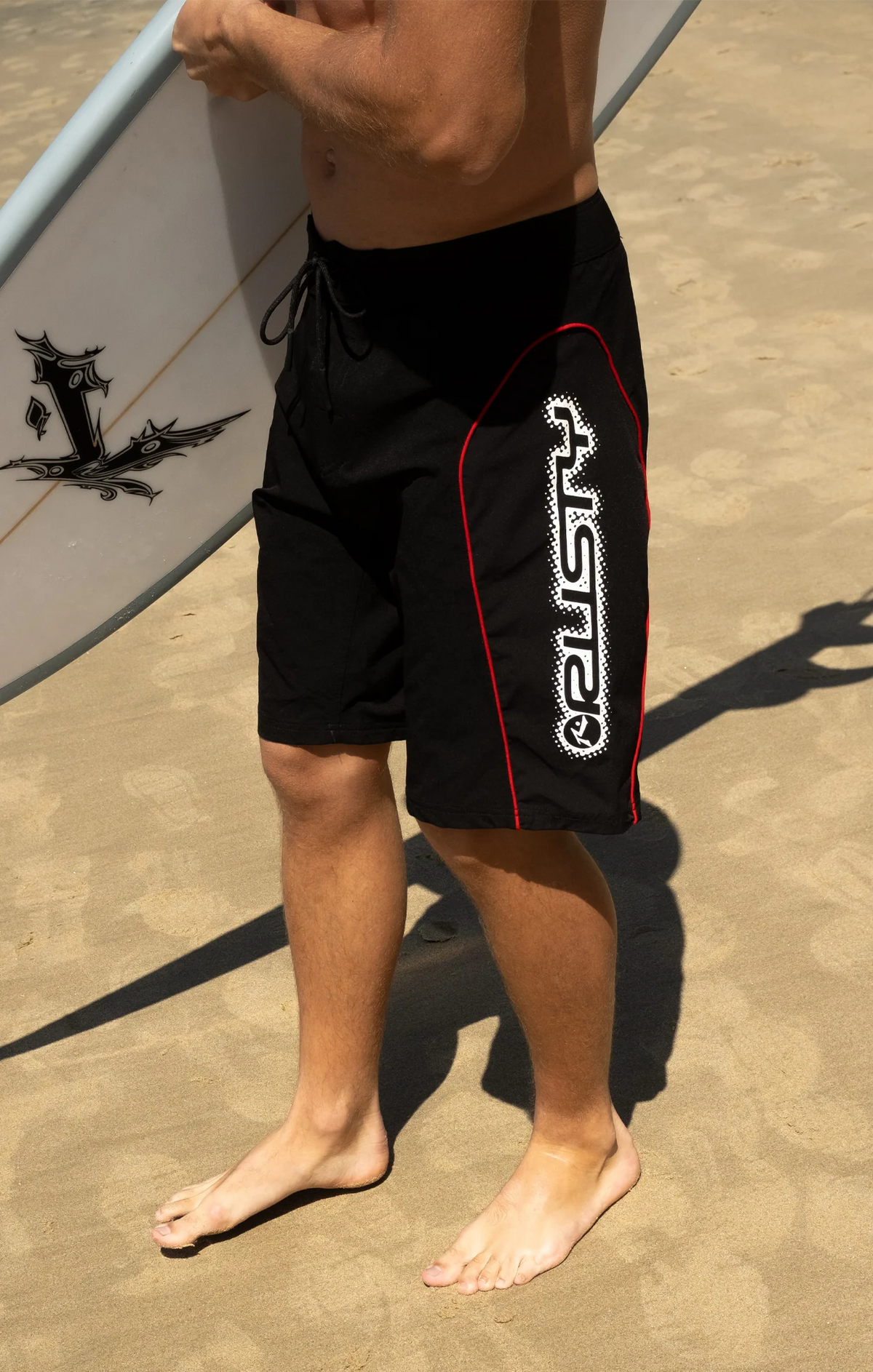Boardshort Rusty Importado Piping Spice Black