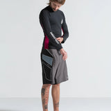 Lycra Manga Longa Volcom Lido Solid Preta
