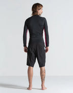 Lycra Manga Longa Volcom Lido Solid Preta