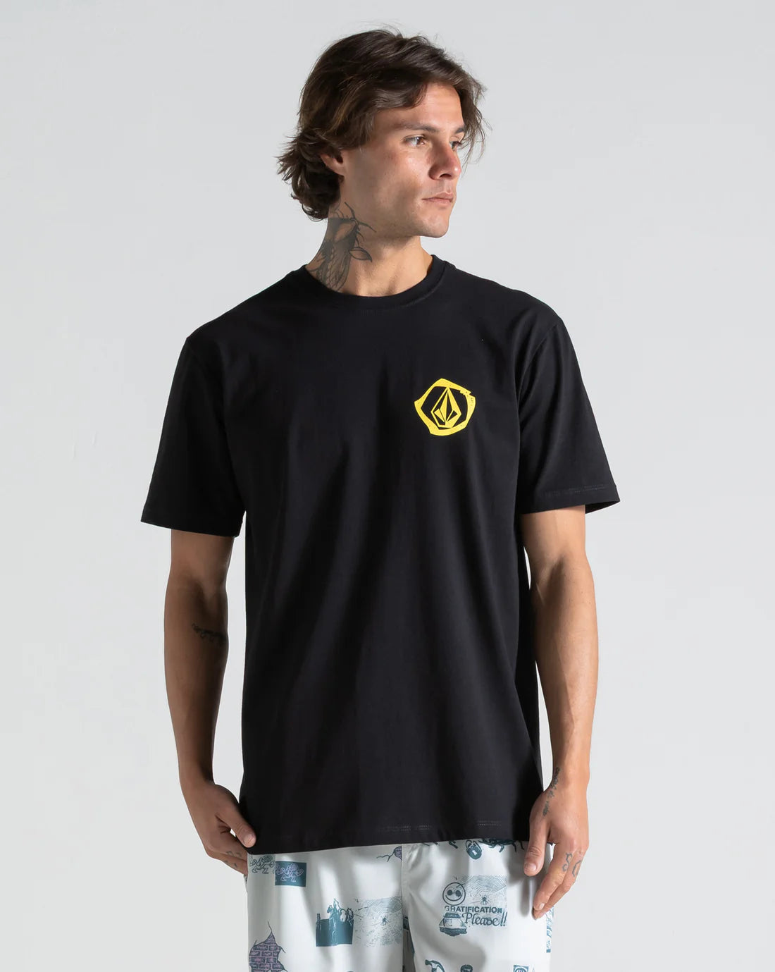 Camiseta Volcom Wavvyy Preto