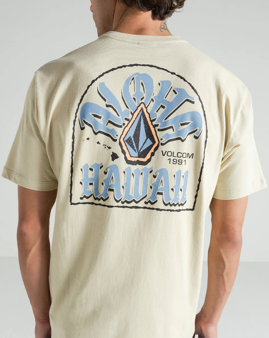 Camiseta Volcom Chandler Bege