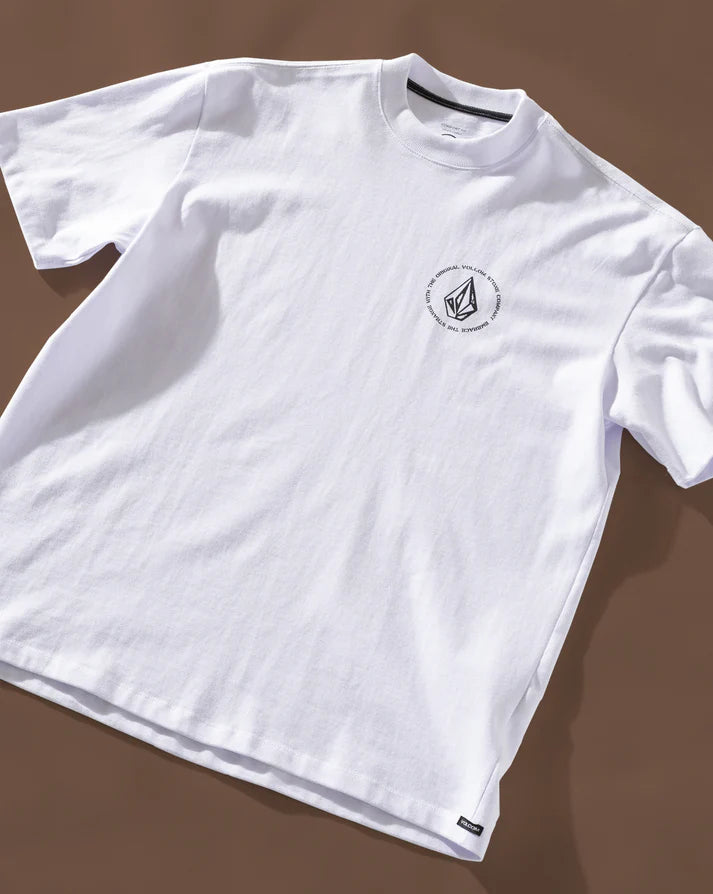 Camiseta Comfort Fit Volcom Classics Branca