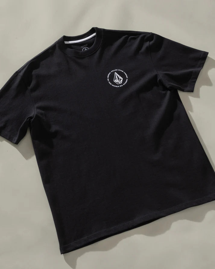 Camiseta Comfort Fit Volcom Classics Preta