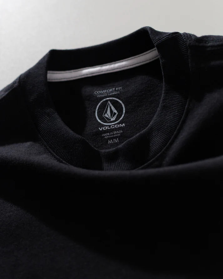 Camiseta Comfort Fit Volcom Classics Preta