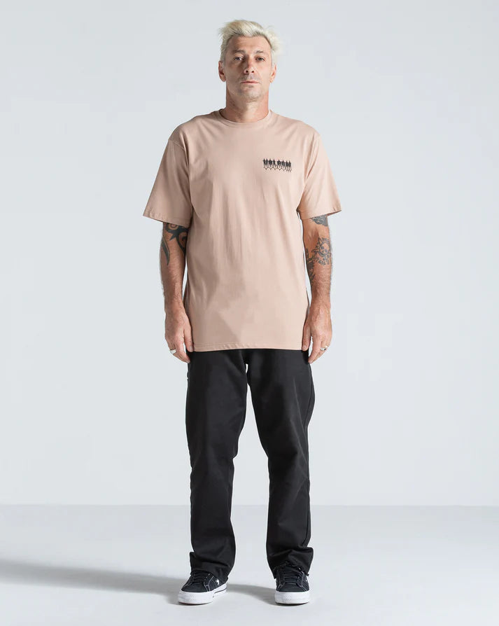 Camiseta Volcom Gamma Doom Bege