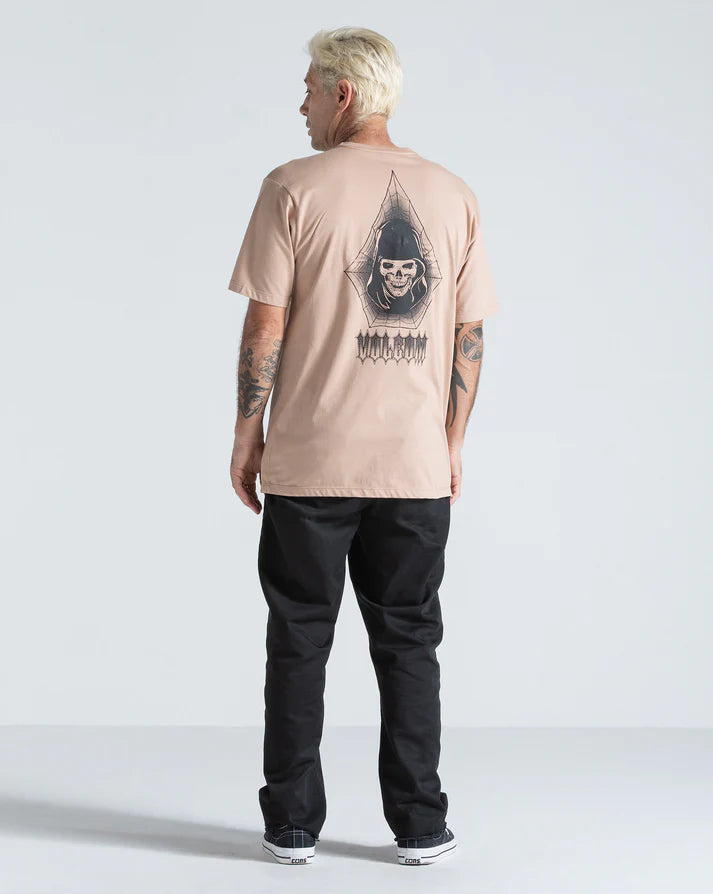 Camiseta Volcom Gamma Doom Bege