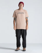 Camiseta Regular Volcom You Drain Bege