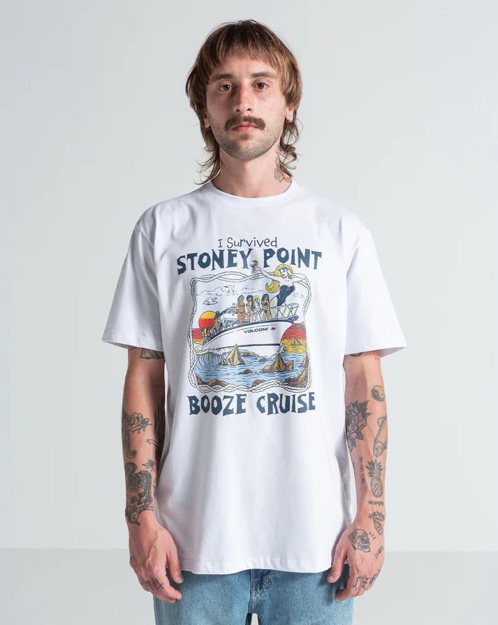 Camiseta Volcom Stoney Point Branca